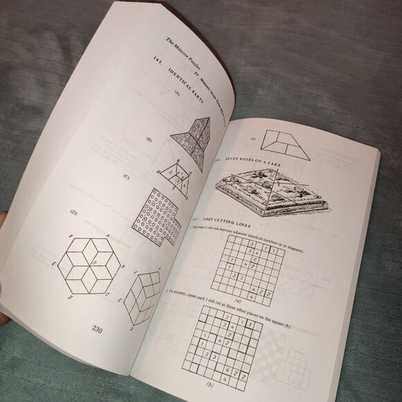 Book The Moscow Puzzles 359 Mathematical Recreations Boris A Kordemsky - Picture 15 of 16